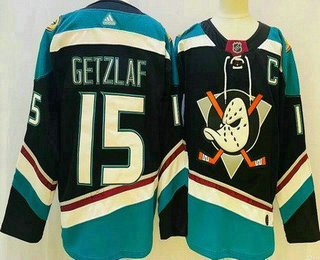 Men's Anaheim Ducks #15 Ryan Getzlaf Black Alternate Authentic Jersey