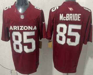 Men's Arizona Cardinals #85 Trey McBride Limited Red FUSE Vapor Jersey