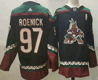 Men's Arizona Coyotes #97 Jeremy Roenick Black Alternate Authentic Jersey