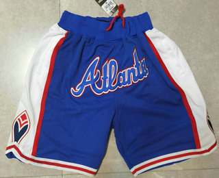 Men's Atlanta Braves Blue Just Don Swingman Shorts