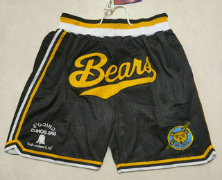 Men's Bad News BEARS Movie Chicos Bail Bonds Retro Navy Blue Stitched Shorts