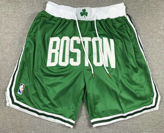 Men's Boston Celtics Green 2023 Just Don Shorts