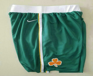 Men's Boston Celtics Green With Gold Nike Swingman 2018 playoffs Earned Edition Stitched Shorts
