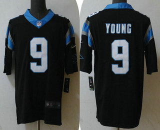 Men's Carolina Panthers #9 Bryce Young Black 2023 Vapor Untouchable Stitched Nike Limited Jersey