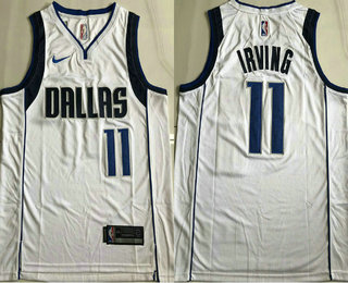 Men's Dallas Mavericks #11 Kyrie Irving White Icon AU Jersey