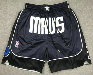 Men's Dallas Mavericks Navy Blue Statement Just Don Shorts