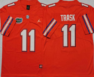 Men's Florida Gators #11 Kyle Trask Orange 2017 Vapor Untouchable Stitched Nike NCAA Jersey