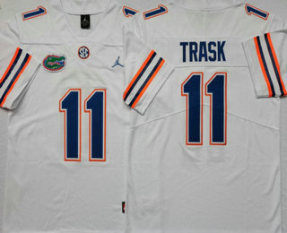 Men's Florida Gators #11 Kyle Trask White 2017 Vapor Untouchable Stitched Nike NCAA Jersey