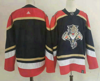 Men's Florida Panthers Blank Black 2021 Reverse Retro Stitched NHL Jersey