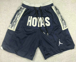 Men's Georgetown Hoyas Navy Blue College Just Don Shorts Swingman Shorts
