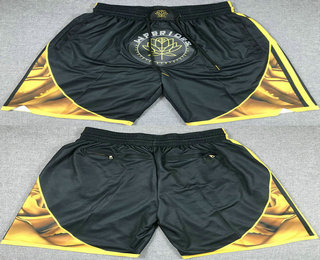 Men's Golden State Warriors Black City Edition Shorts