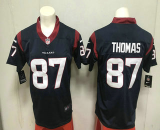 Men's Houston Texans #87 Demaryius Thomas Navy Blue 2017 Vapor Untouchable Stitched NFL Nike Limited Jersey