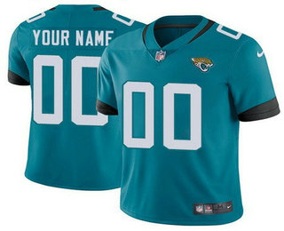 Men's Jacksonville Jaguars Customized Limited Green Vapor Untouchable Jersey