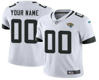 Men's Jacksonville Jaguars Customized Limited White Vapor Untouchable Jersey