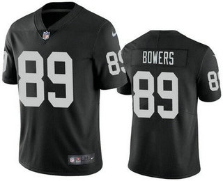 Men's Las Vegas Raiders #89 Brock Bowers Limited Black Vapor Jersey