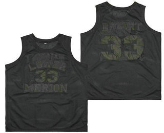 Men's Lower Merion High School #33 Kobe Bryant Black Shadow High School Swingman Jersey