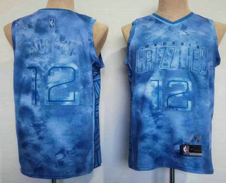 Men's Memphis Grizzlies #12 Ja Morant 2023 Blue Swingman Stitched Jersey