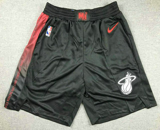 Men's Miami Heat Black 2023 City Icon Sponsor Swingman Shorts