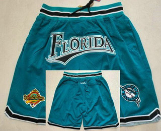 Men's Miami Marlins Green Just Don Shorts