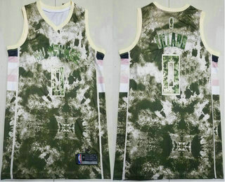 Men's Milwaukee Bucks #0 Damian Lillard Brown 2023 Select Series Stitched Basketball Jersey