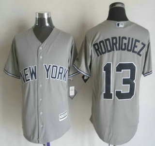 Men's New York Yankees #13 Alex Rodriguez Away Road 2015 MLB Cool Base Jersey