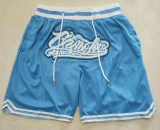 Men's North Carolina Tar Heels Light Blue Just Don Swingman Throwback Shorts