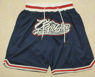 Men's North Carolina Tar Heels Navy Blue Just Don Swingman Throwback Shorts