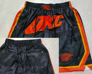 Men's Oklahoma City Thunder Navy 2023 City Just Don Shorts