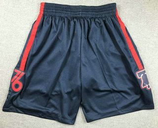 Men's Philadelphia 76ers  Blue 2023 City Edition Stitched Shorts