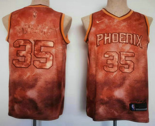 Men's Phoenix Suns #35 Kevin Durant 2023 Orange Swingman Stitched Jersey
