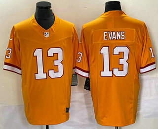 Men's Tampa Bay Buccaneers #13 Mike Evans Orange 2023 FUSE Vapor Untouchable Limited Stitched Jersey