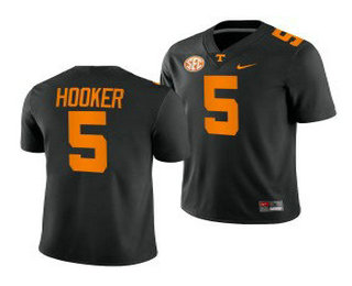 Men's Tennessee Volunteers #5 Hendon Hooker Black College Football Jersey