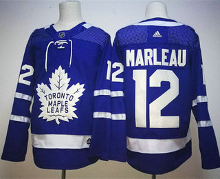 Men's Toronto Maple Leafs #12 Patrick Marleau Blue 2017-2018 Hockey Adidas Stitched NHL Jersey