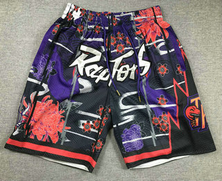 Men's Toronto Raptors Purple Rabbit Swingman Shorts