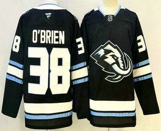 Men's Utah Mammoth #38 Liam OBrien Navy Authentic Jersey