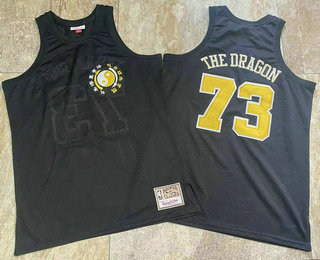 The Dragon 73 Black Hardwood Classics Soul AU Throwback Jersey