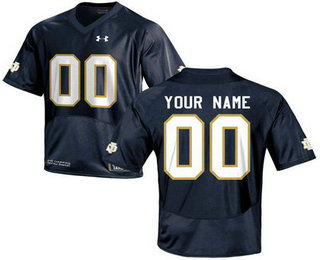 Under Armour Men's Notre Dame Fighting Irish Customized College Football Jersey - Navy Blue
