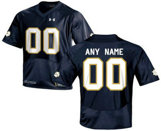 Under Armour Mens' Norte Dame Fighting Irish Customized Shamrock Series College Football Jersey - Navy Blue
