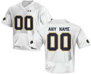 Under Armour Mens' Norte Dame Fighting Irish Customized Shamrock Series College Football Jersey - White