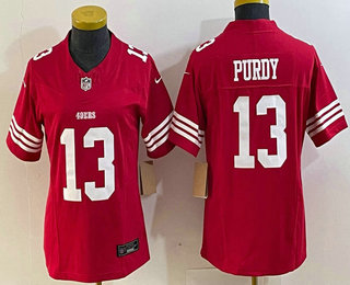 Women's San Francisco 49ers #13 Brock Purdy Limited Red FUSE Vapor Jersey