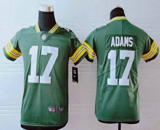 Youth Green Bay Packers #17 Davante Adams Green 2017 Vapor Untouchable Stitched NFL Nike Limited Jersey