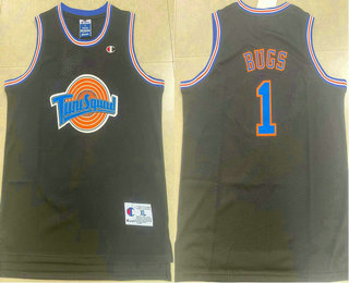 Youth The Movie Space Jam #1 Bugs Bunny Black Soul Swingman Basketball Jersey