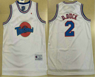 Youth The Movie Space Jam #2 Daffy Duck Black Soul Swingman Basketball Jersey