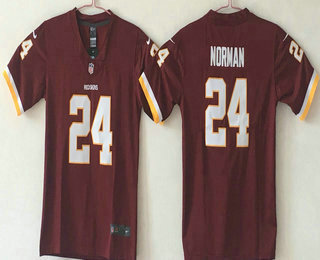 Youth Washington Redskins #24 Josh Norman Burgundy Red 2017 Vapor Untouchable Stitched NFL Nike Limited Jersey
